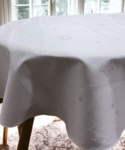 Stolnjak Okrugli 150cm White Star