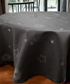 Stolnjak Ovalni 160x220cm Grey Star