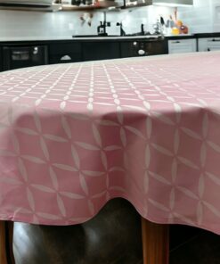 Stolnjak Ovalni 160x220cm Pink lotos