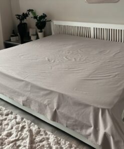 Čaršav Ranforce 220x240cm bez lastiša Sivi