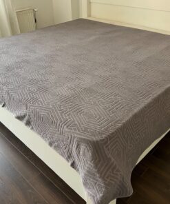 Pamučni prekrivač Summer Siva boja