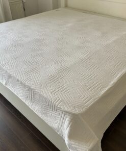 Pamučni prekrivač Summer Bela boja