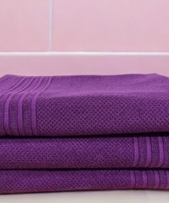 Peškir Popcorn Ljubičasta boja 50x100cm
