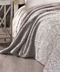 Ćebe Bahar Soft 165x220cm Siva boja