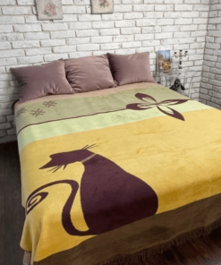 Ćebe 200x220cm Dezen Mačka