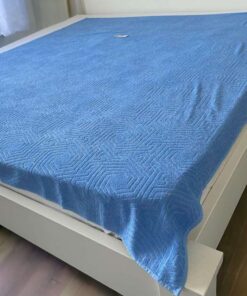 Pamučni prekrivač Summer 200x200cm Plava boja