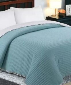 Prekrivač Pom-Pom 200x220cm Rezedo