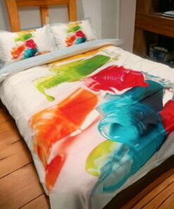 Posteljina Paint saten francuski ležaj