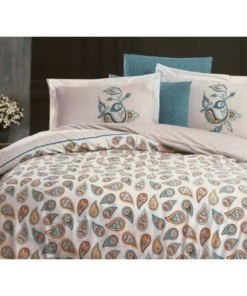 Komplet posteljina sa štepanom navlakom 200x220cm D17