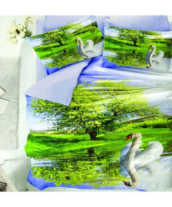 Posteljina 3D Saten Francuski ležaj D6