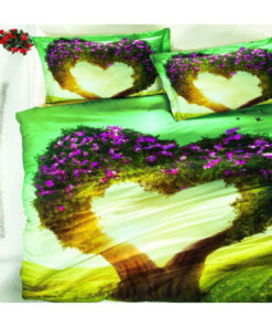 Posteljina 3D Saten Francuski ležaj D1