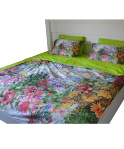 Posteljina 3D SATEN flowers