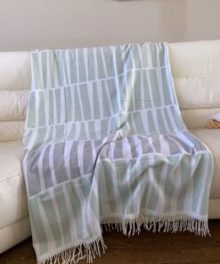 Ćebe Resa 150x200cm zeleno/sivo