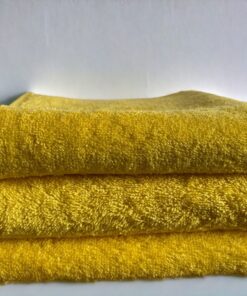 Peškir Indy 70x130 Glat 400g/m2 Žuti