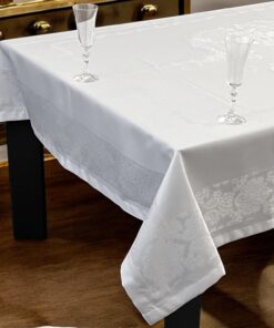 Vodootporni stolnjak 160x220cm Bela boja Kruna