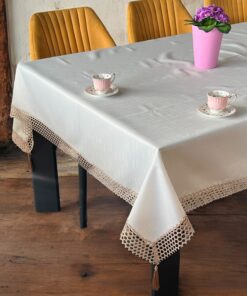 Stolnjak Milje 160x220cm Braon/bela boja