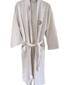 Bade Mantil Frotir White L Kratak rukav