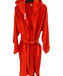 Bade Mantil Frotir Orange XXXL Dug rukav