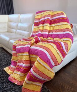 Prekrivač 190x190cm mikrofiber Pink