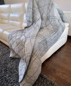 Prekrivač 190x190cm mikrofiber Grey