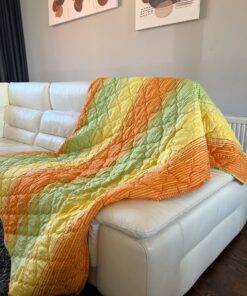 Prekrivač 190x190cm mikrofiber Orange