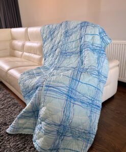 Prekrivač 190x190cm mikrofiber Light blue