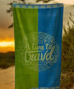 Plažni peškir Time to travel 86x160cm