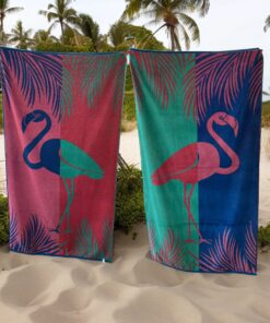 Plažni peškir Flamingo 86x160cm