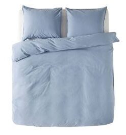 Jorganska navlaka + 2 jastučnice FLANEL blue DOUBLE