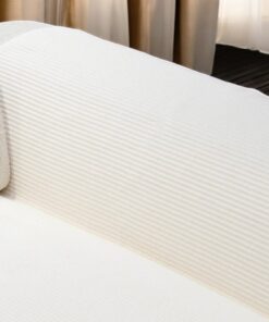 Fleker-prekrivač garnitura BOHO (trosed-dvosed-fotelja) Bela boja