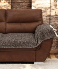 Fleker-prekrivač garnitura Trodelni Braon boja (trosed-dvosed-fotelja)