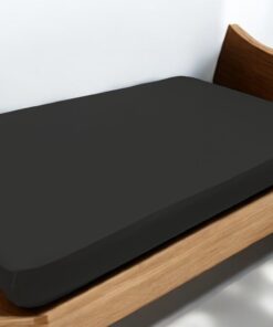 Čaršav Flanel 100x200cm+25cm Crna boja