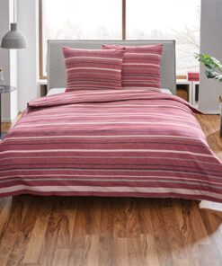 Jorganska navlaka + 2 jastučnice FLANEL red DOUBLE