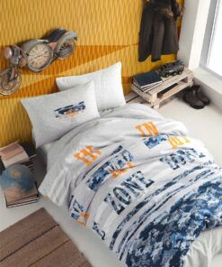 Posteljina Cotton Life 160x220cm Freezone mavi