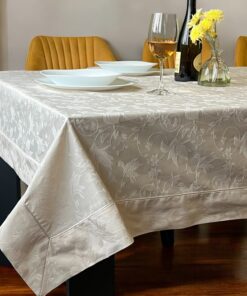 Stolnjak Gizem Svetlo krem boja 160x220cm