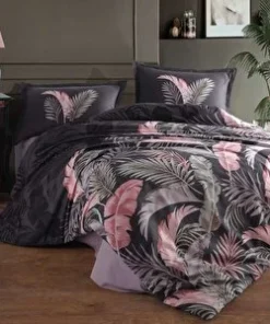 Posteljina HOME 160x220cm Hena black