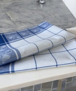 Kuhinjska krpa Plava boja 50x70cm model kocka