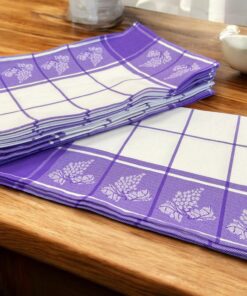 Kuhinjska krpa 50x70cm Ljubičasta kocka