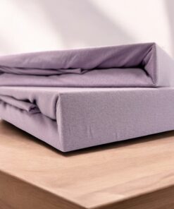 Čaršav Pamuk 90x200/25cm Ljubičasta boja