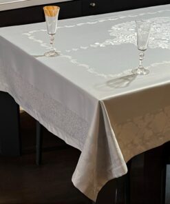 Vodootporni stolnjak 160x220cm Siva boja Kruna