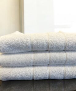 Peškir Bordura 40x80cm 550g/m2 Bela boja