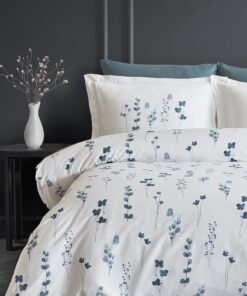 Posteljina od satena 200X220cm Satin Series Kylie mavi