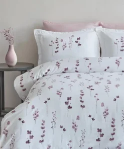 Posteljina od satena 200X220cm Satin Series Kylie pembe