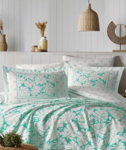 Posteljina velika 200x220cm Summer time mint
