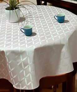 Okrugli Stolnjak Ø150cm Roze boja-lotos