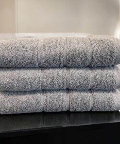 Peškir Bordura 40x80cm 550g/m2 Siva boja