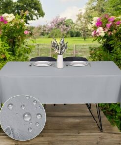 Vodootporni baštenski stolnjak Siva boja 130X160cm