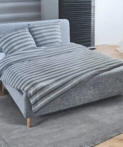 Jorganska navlaka + 2 jastučnice grey lines FLANEL  DOUBLE