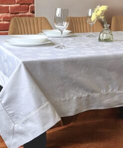 Stolnjak Nisan Bela boja 160x220cm