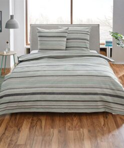 Jorganska navlaka + 2 jastučnice FLANEL light grey DOUBLE